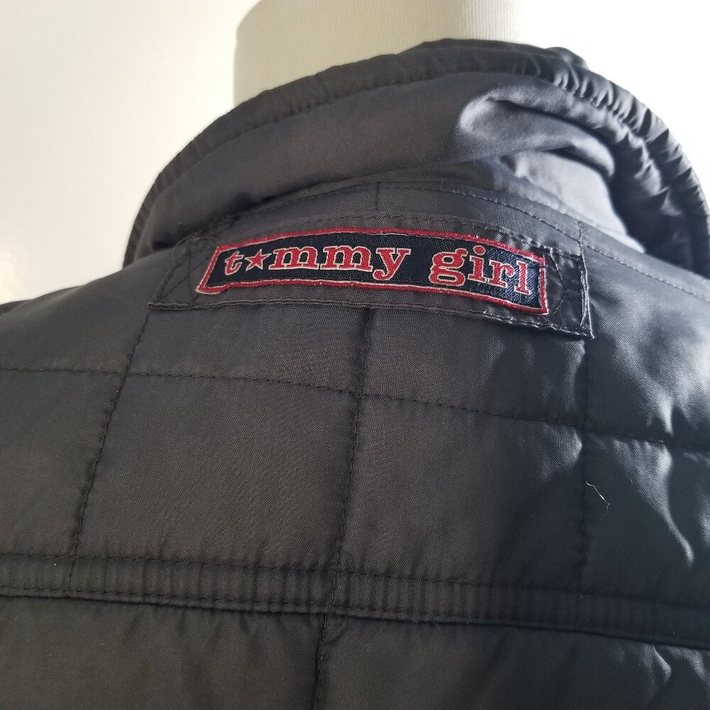 Tommy Hilfiger puffer jacket, size M in blue (or maybe dark gray) - Picture 7 of 16